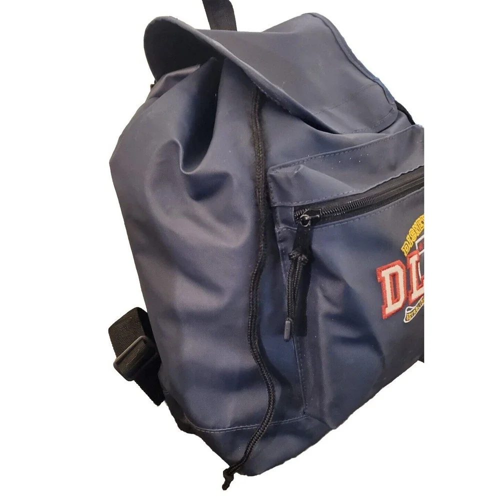 Disneyland Parks Water Resistant Drawstring 16x14 Backpack Embroidered Logo